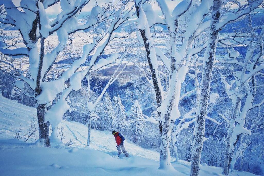 Furano Cube Sugar-方糖民宿,步行8Min到雪场,3 Brs,Max 6Ppl Exteriör bild